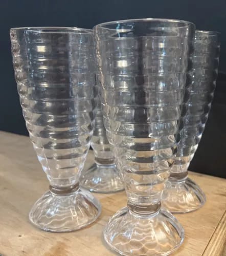 Screw Milkshake Glass 6pcs Set