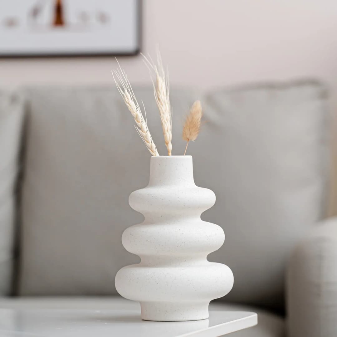 Modern Minimalist Spiral Shaped Home Decorative Flower Vase