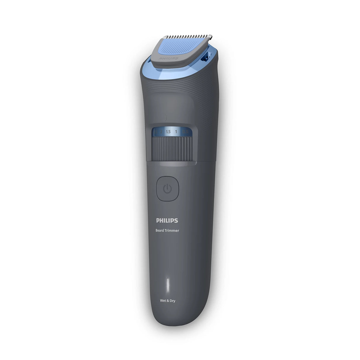 Philips 3000 Series Beard Trimmer - Rounded Tip Blades, 20 Length Settings, 0.5mm Precision Steps, 100% Waterproof