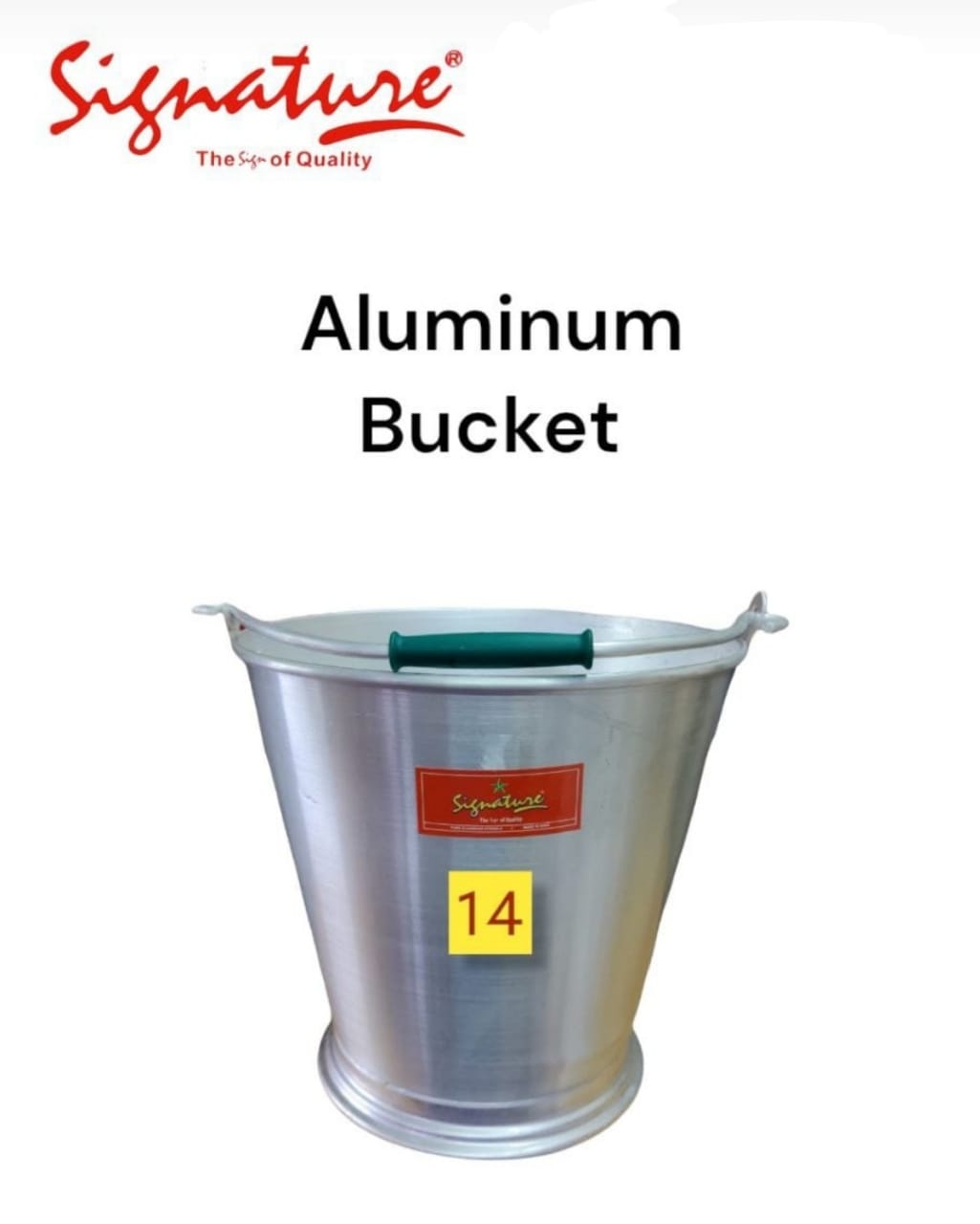 Signature Aluminum Bucket