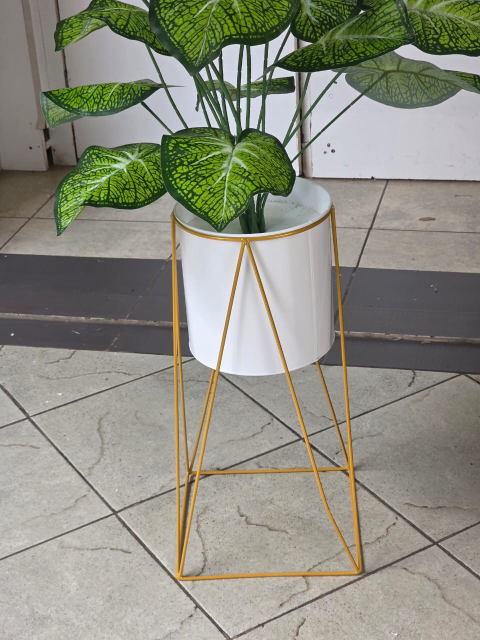 Nordic Geometric metal iron flower pot