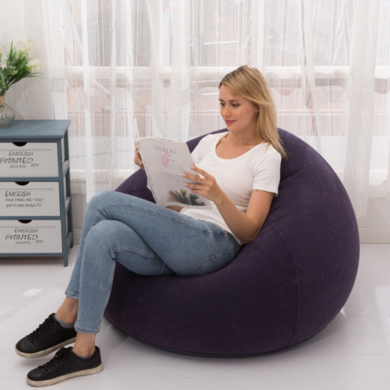 Lazy Inflatable Sofa Seat Inflatablke Bean Bag With Pump