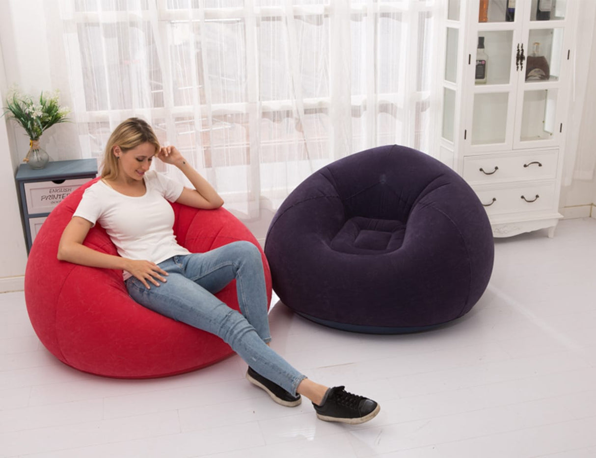 Lazy Inflatable Sofa Seat Inflatablke Bean Bag With Pump