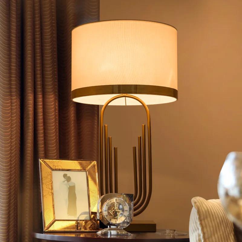 Luxury Modern Gold Desk lamp Home Decorative Night Light Living Room Bedside Table lamp