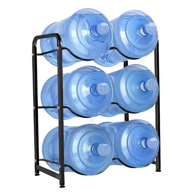 Carbon Steel Water Bottle Holder Racks Organizer Storage