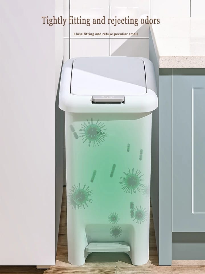 Pedal Push Trash Can Dustbin