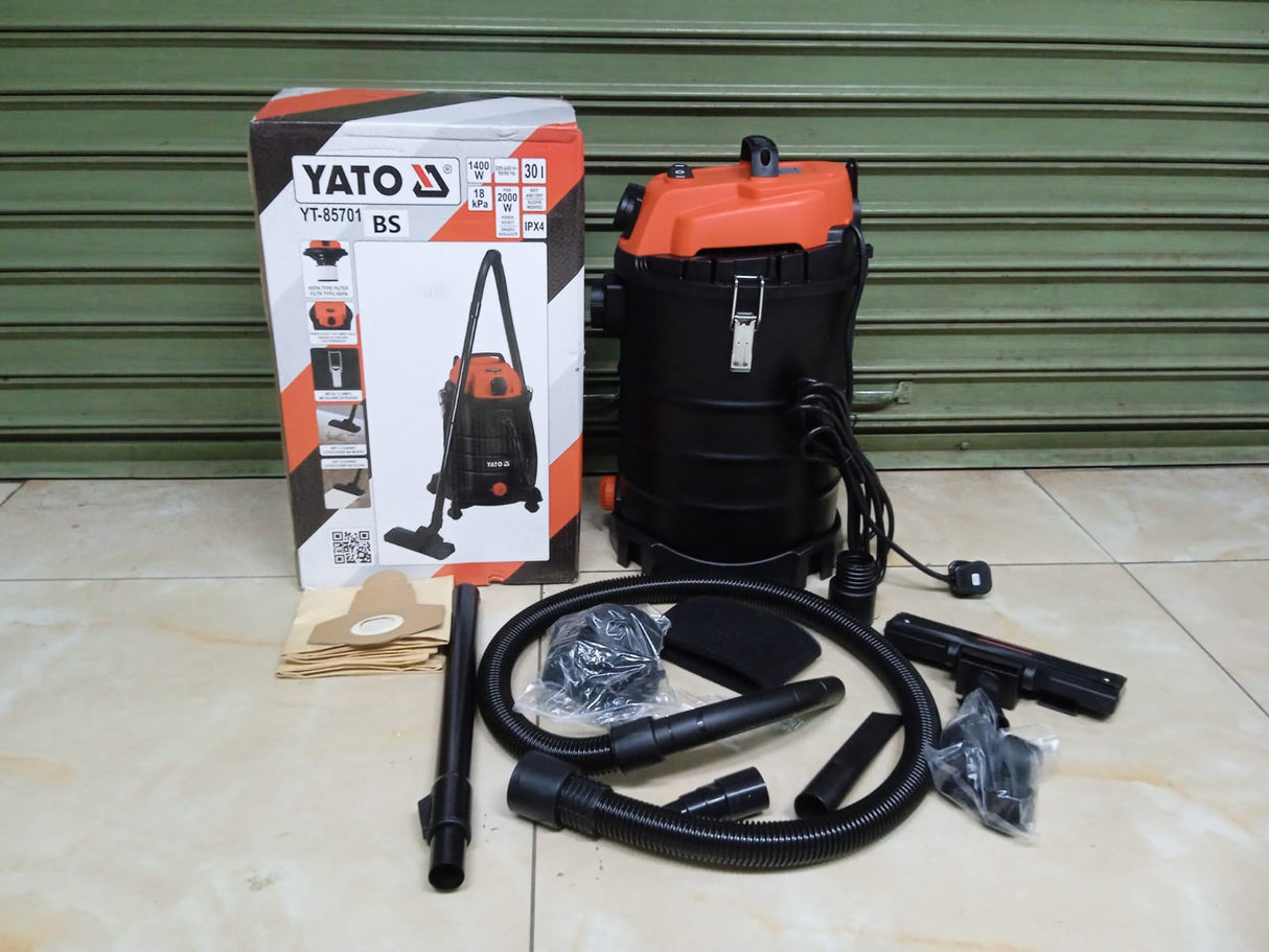 YATO Wet/Dry Vacuum Cleaner 1400W 30L
