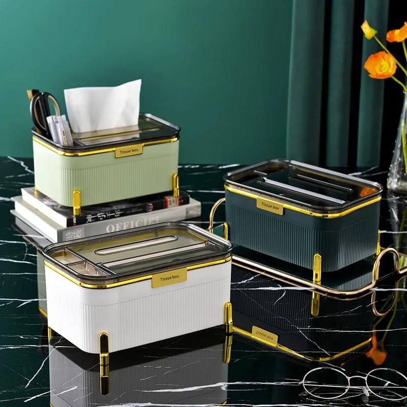 Luxury Multifunction Tissue Box