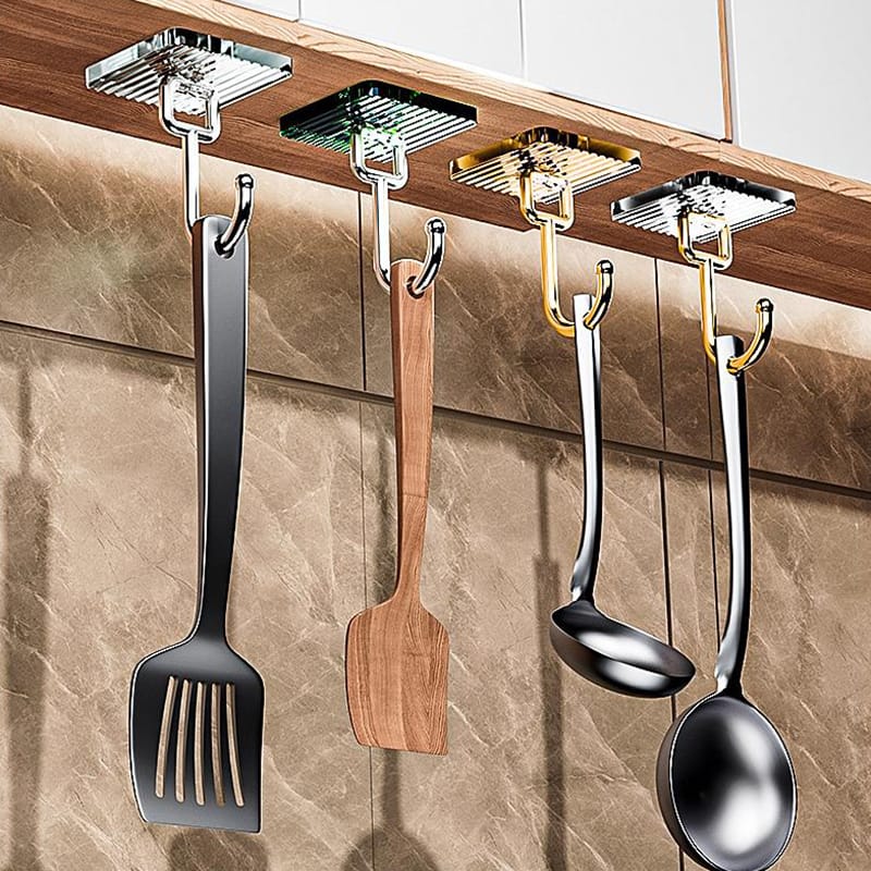 Luxury Design Wall Hook With Strong Adhesive Punch-free