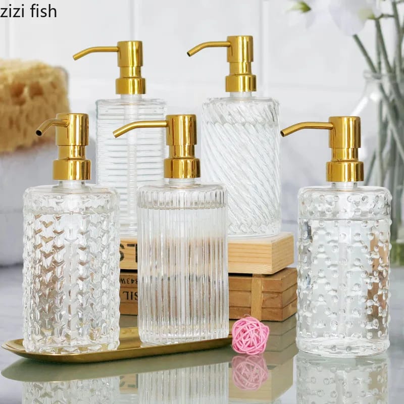 Stainless Steel 400ml Shampoo Soap Dispenser Lotion Bottle