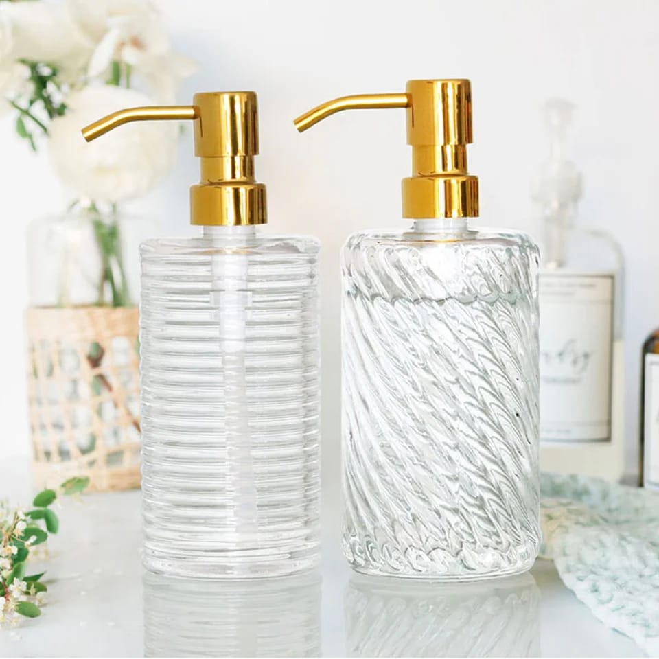 Stainless Steel 400ml Shampoo Soap Dispenser Lotion Bottle