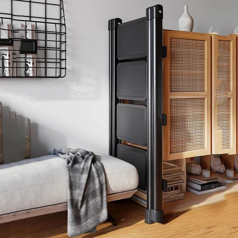 5-Step Foldable Aluminum Ladder | Heavy-Duty 330kg Capacity | Home & Office Us