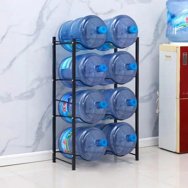 Carbon Steel Water Bottle Holder Racks Organizer Storage