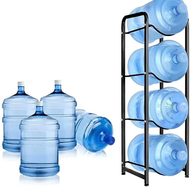 Carbon Steel Water Bottle Holder Racks Organizer Storage
