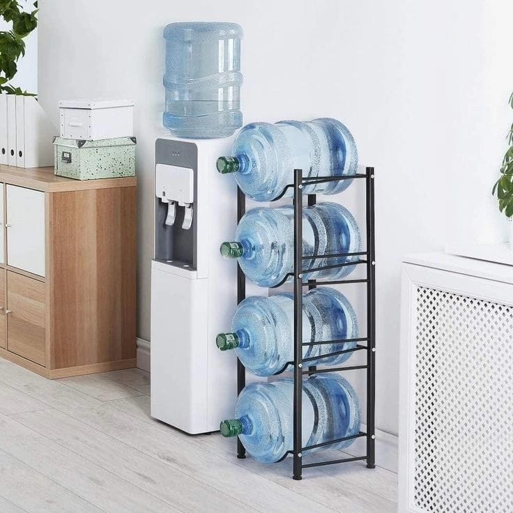 Carbon Steel Water Bottle Holder Racks Organizer Storage
