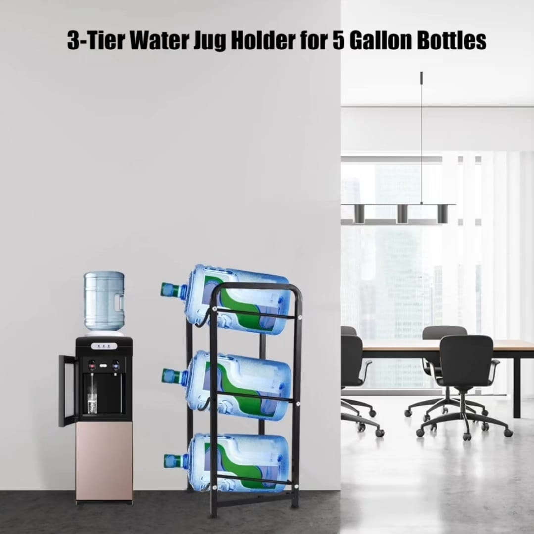 Carbon Steel Water Bottle Holder Racks Organizer Storage
