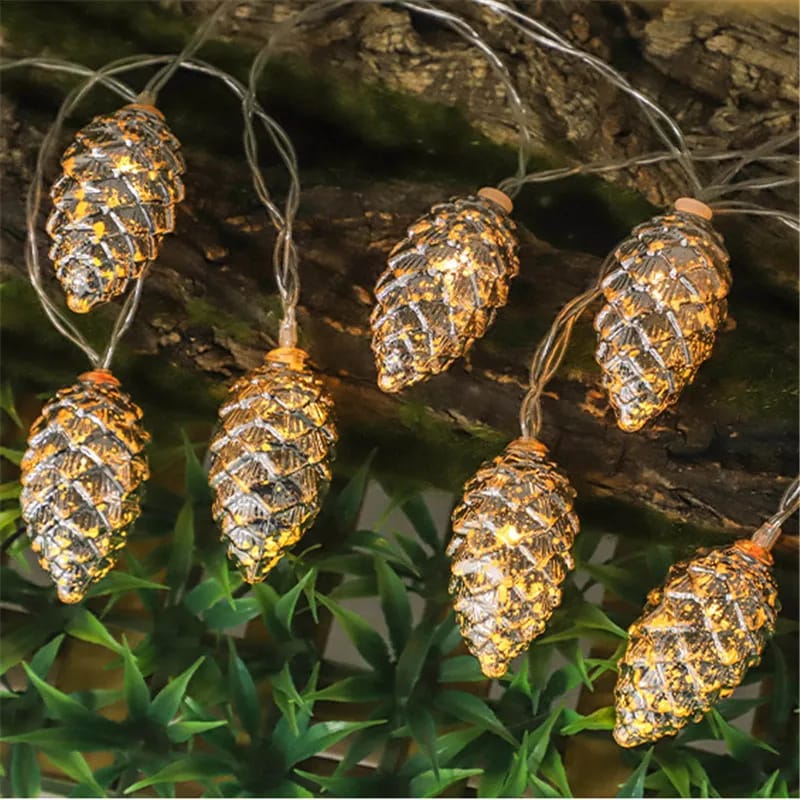10LED New Christmas Pine Cone Light