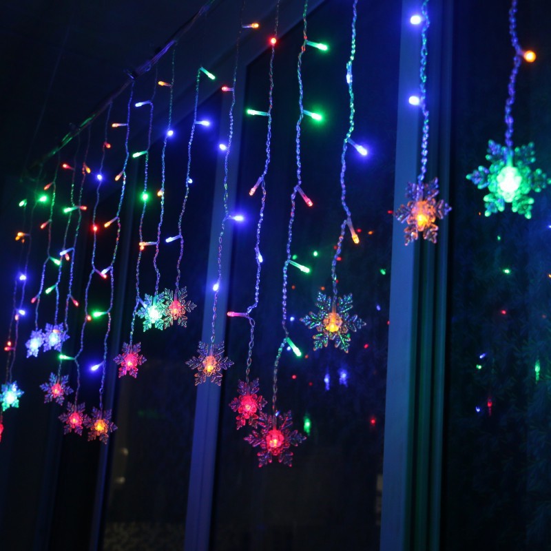 4M LED Christmas curtain light garland decorations