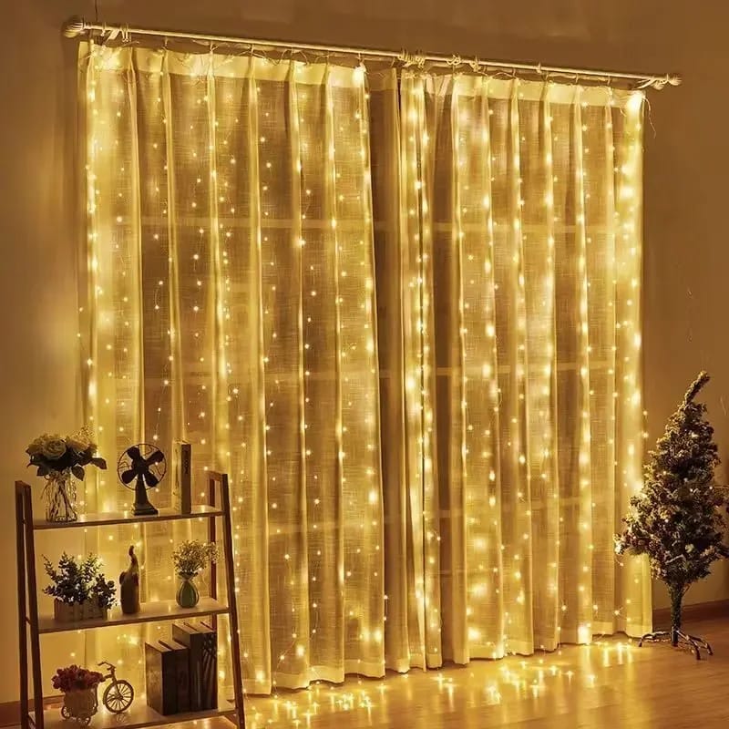 3M×3M CURTAIN LIGHTS WITH REMOTE