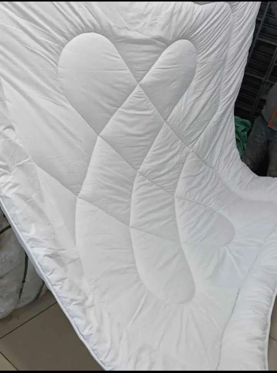 Plain White Cotton Duvet 6*7, Comfortable Sleep Quilt Bedding