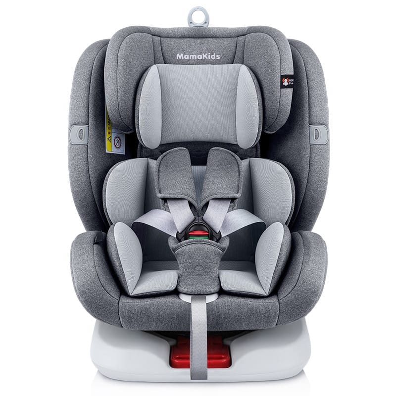 ISOFIX 360 Rottating Kids car seat with fully Reclining position adjustable headset