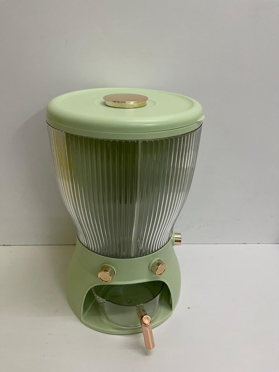 Partitioned Rotating Cereal Dispenser