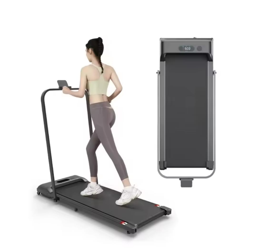Under Desk Treadmill 2 in 1 Folding Electric Walking Pad Running Treadmill Machine Portable for Home Gym Office Fitness Small Apartment Compact Lightweight