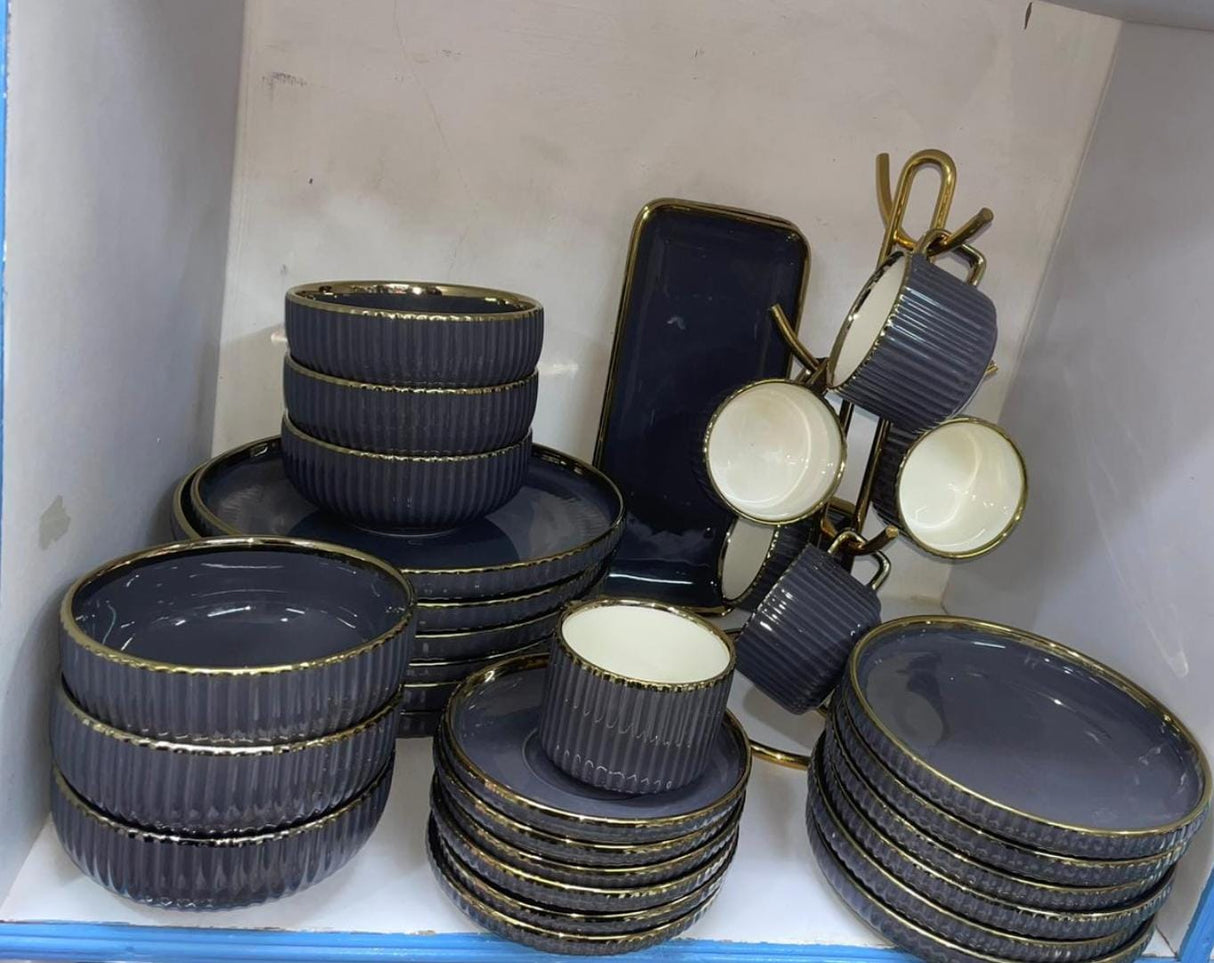 32pcs Elegant European Porcelain Dinner set