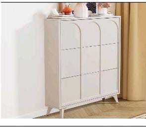 3 Tier Shoe Storage, Shoe Rack Narrow, Hall Shoe Storage Cabinet, Adjustable Partition Wooden Bucket Flip Shoe Cabinet