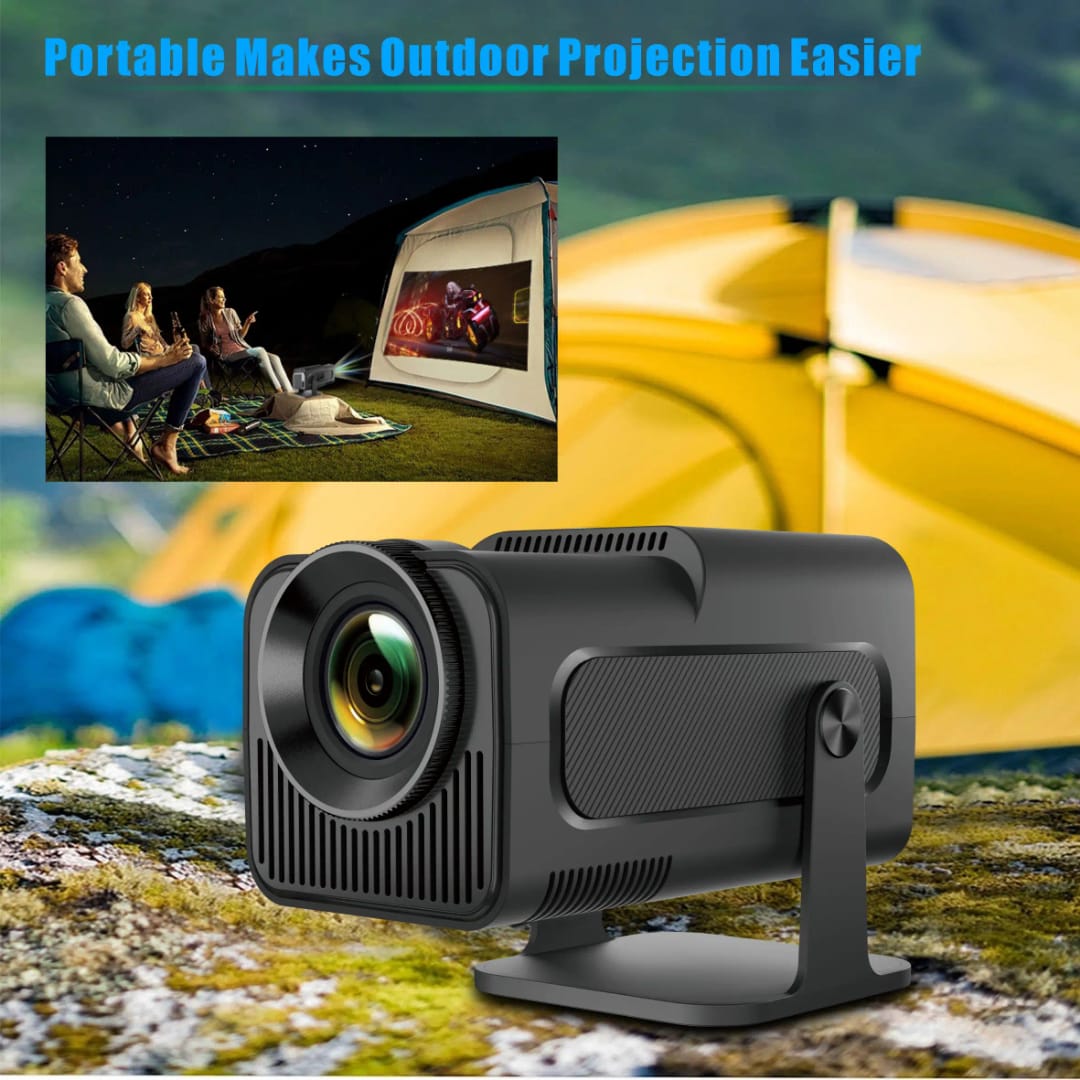 Smart Projector 4k, Full HD Supported, Android 11.0, Short Throw Auto Keystone, 180° Rotation, Home Movie, Lumen Brightness, Wifi and Bluetooth Supported, Screen Mirror Phone or Tablet