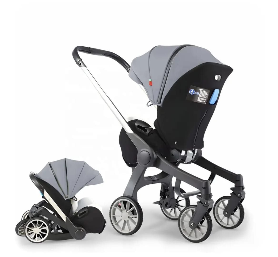 4-in-1 Lightweight Foldable Baby Stroller | Reclining | Two-Way Facing | Newborn to Toddler