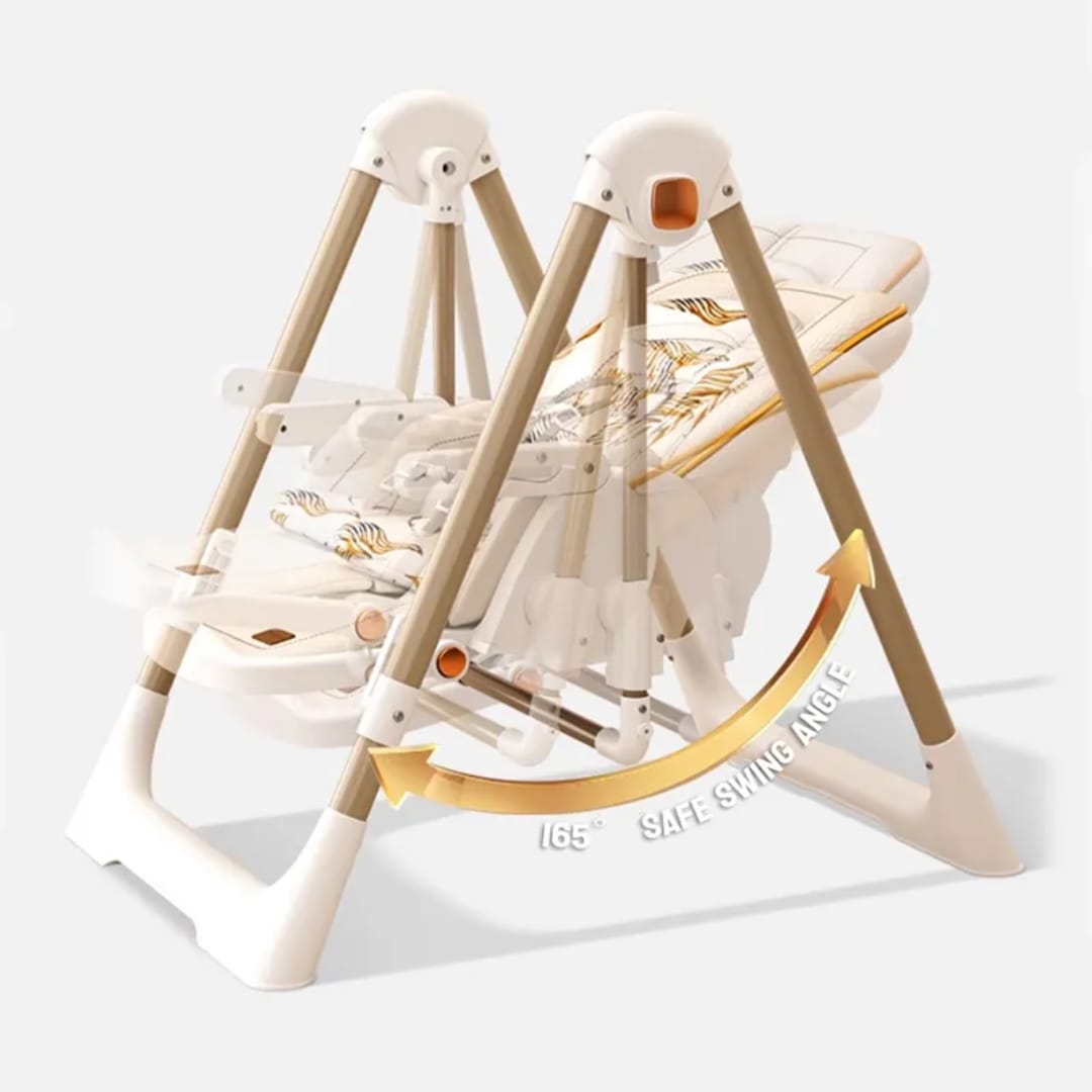 Multi-Functional Baby Feeding Chair with Swing, Recline & Wheels | Convertible High Chair