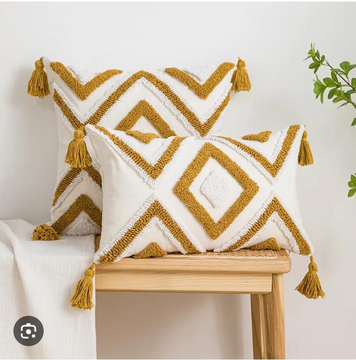 Nordic Cotton Woven Cushion Cover