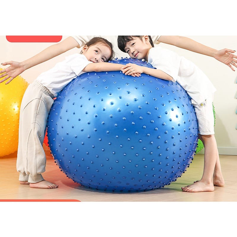 Spike Gym Ball Anti-Burst, Slip-Resistant Exercise Ball for Fitness & Therapy