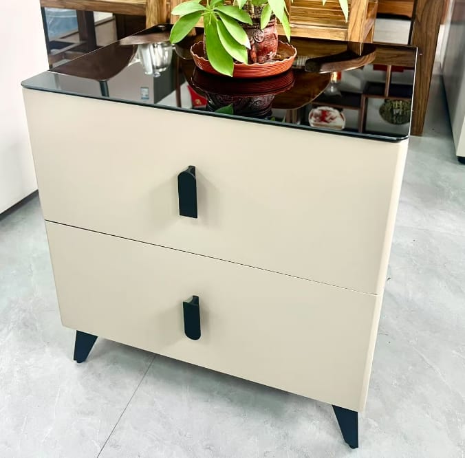 Simple Modern Nordic Style Bedside Cabinet Bedroom Storage Bedside Cabinet