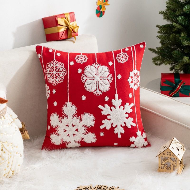New Design Trendy Christmas Pillow Cases 2025 45cm x 45cm Festive Cushion Covers  Holiday Season Home Decor for Sofa, Bed & Living Room