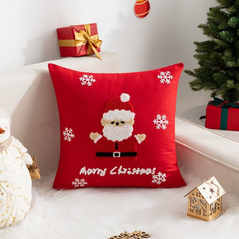 New Design Trendy Christmas Pillow Cases 2025 45cm x 45cm Festive Cushion Covers  Holiday Season Home Decor for Sofa, Bed & Living Room