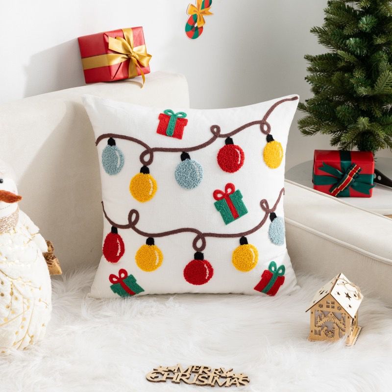 New Design Trendy Christmas Pillow Cases 2025 45cm x 45cm Festive Cushion Covers  Holiday Season Home Decor for Sofa, Bed & Living Room