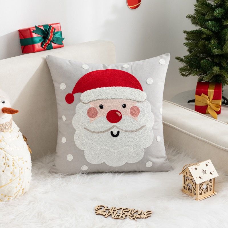 New Design Trendy Christmas Pillow Cases 2025 45cm x 45cm Festive Cushion Covers  Holiday Season Home Decor for Sofa, Bed & Living Room