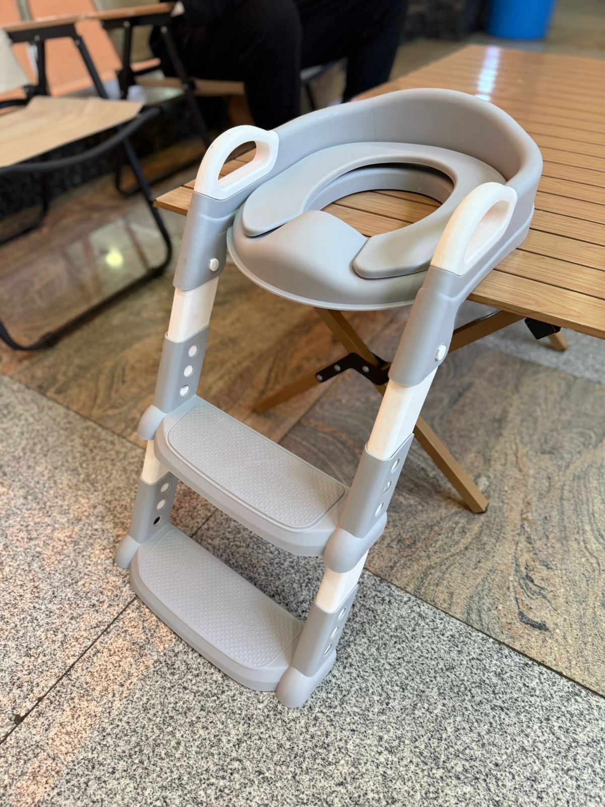 Kids Toilet Training Seat with Ladder Adjustable Toddler Potty Chair for Toilet Training in Kenya