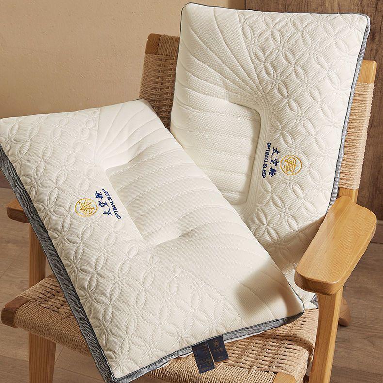 Cervical Pillow Memory Foam Neck Support Pillow with Natural Rubber Core – Ergonomic Single Bed Pillow for Side & Back Sleepers | Pain Relief