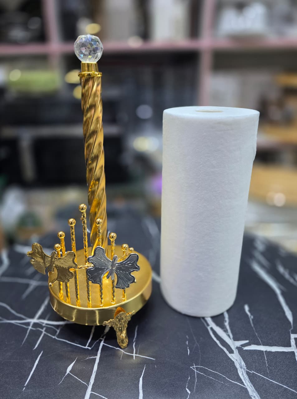 Elegant Luxury Kitchen Paper Roll Holder