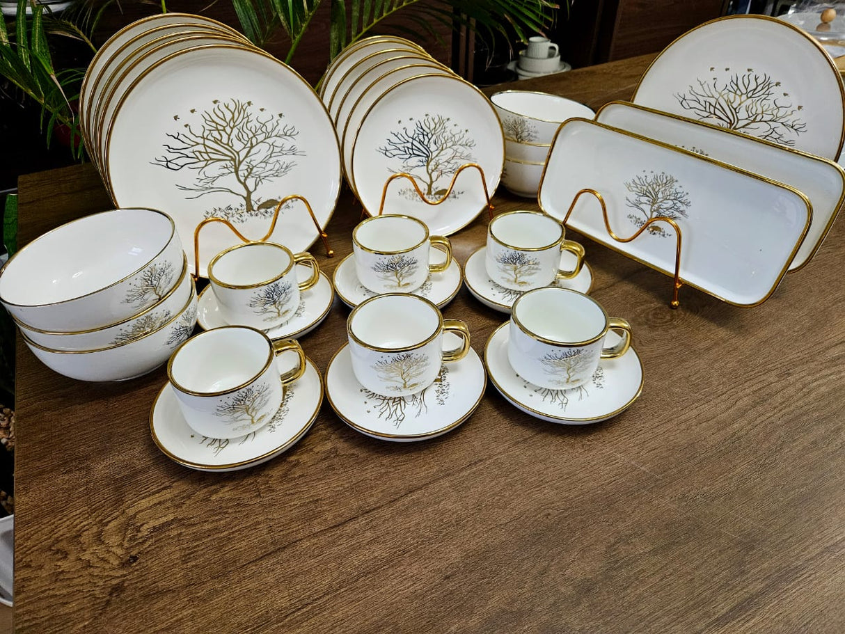 32pcs Beautiful Elegant Porcelain Dinner Set Transform Your Dining Table
