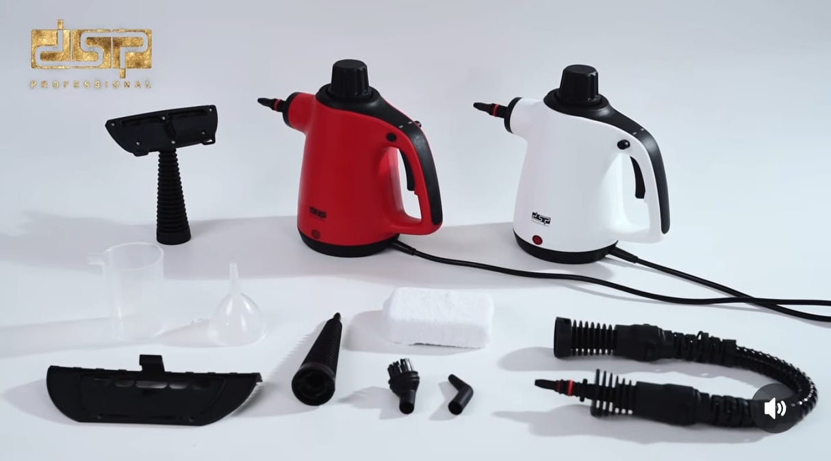 DSP Handheld 10-in-1 Steam Cleaner – Multi-Surface Portable Steam Cleaning Kit for Floors, Kitchen & Windows