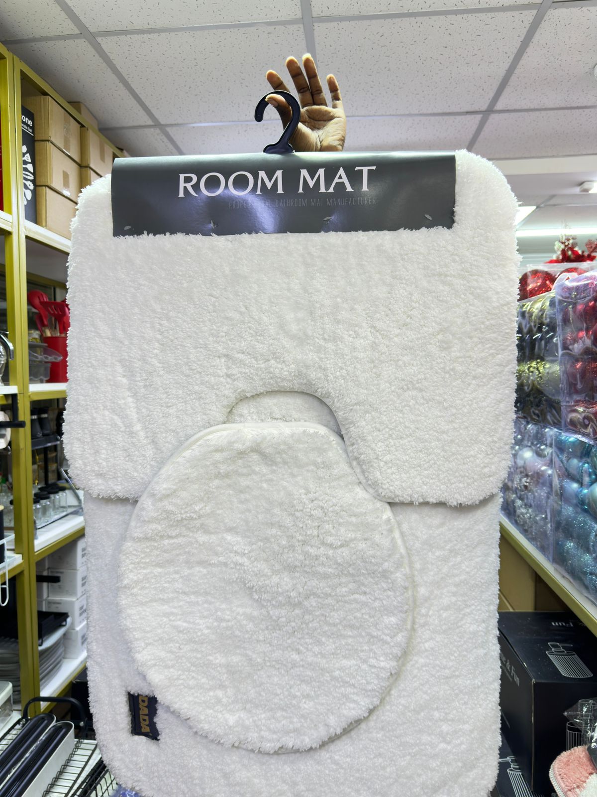 3-Piece Bathroom Mat Set | Soft Non-Slip Bath Mats | 3 Sizes Included