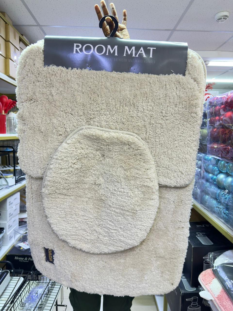 3-Piece Bathroom Mat Set | Soft Non-Slip Bath Mats | 3 Sizes Included