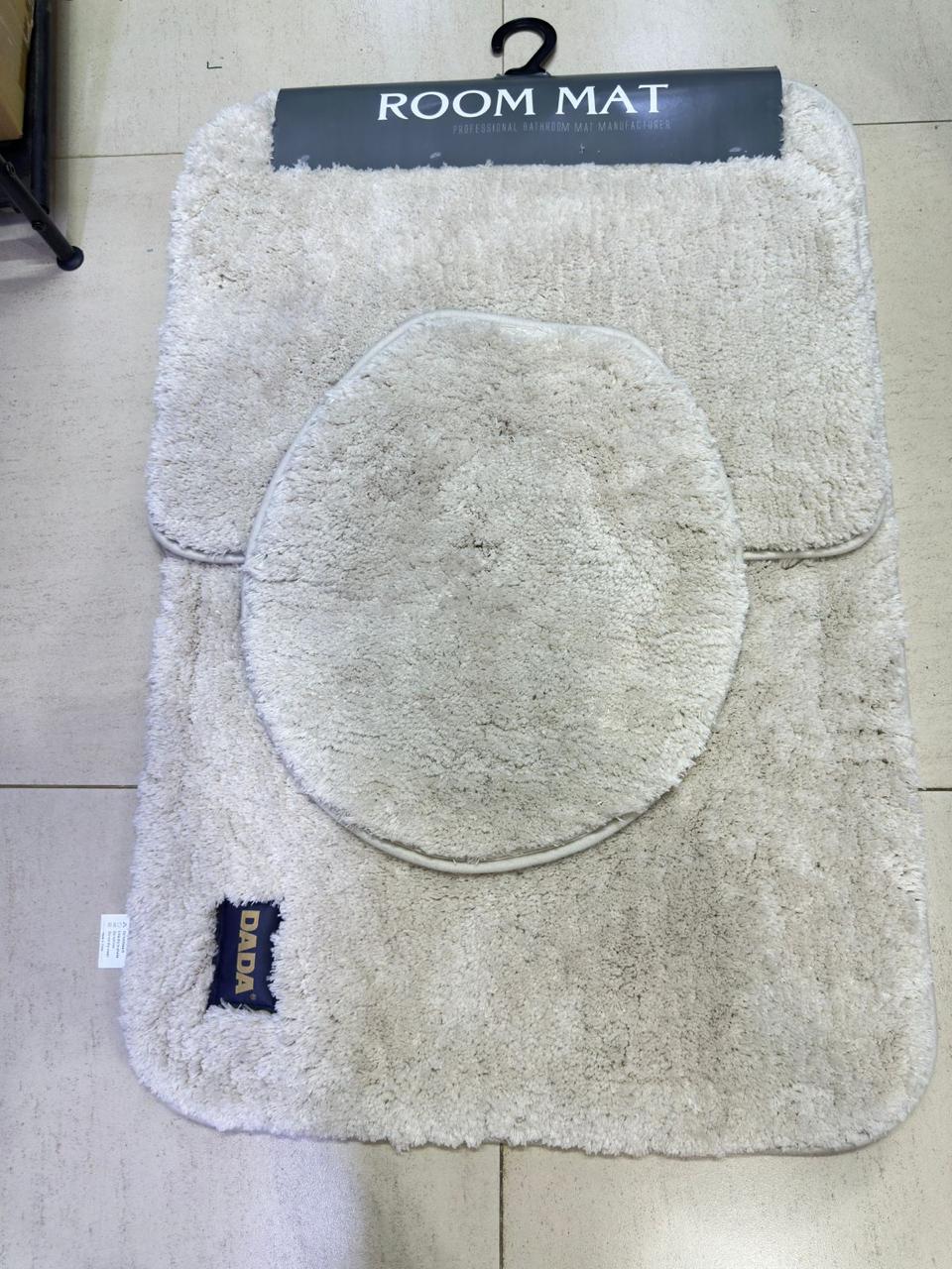 3-Piece Bathroom Mat Set | Soft Non-Slip Bath Mats | 3 Sizes Included