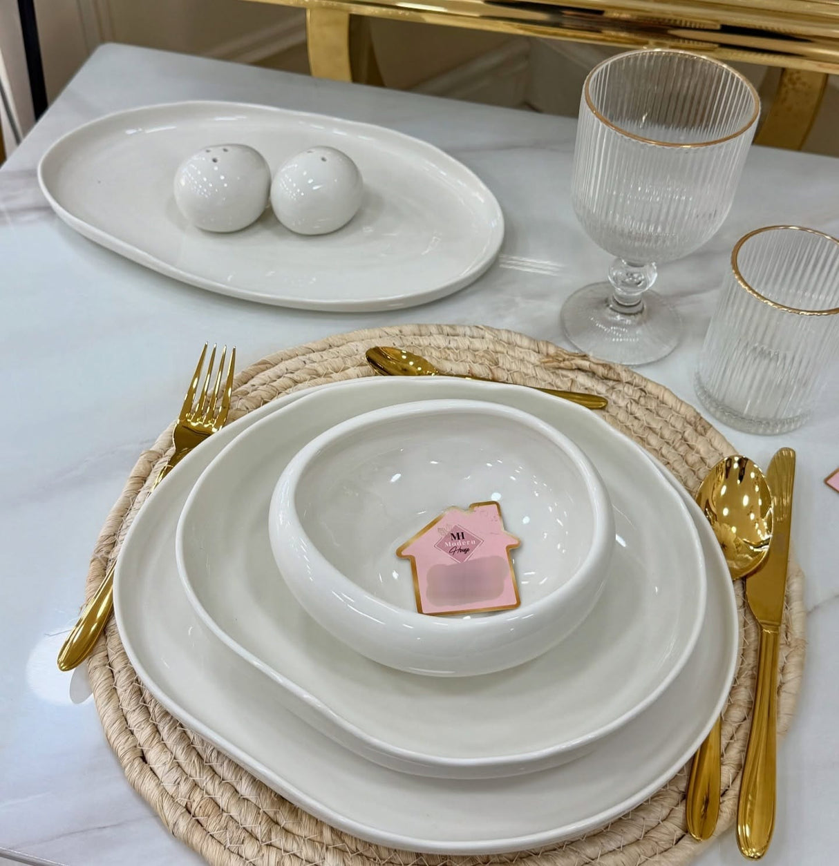 24pcs Premium Ceramic Dinner Set | Elegant & Stylish Tableware for Modern Homes in Kenya