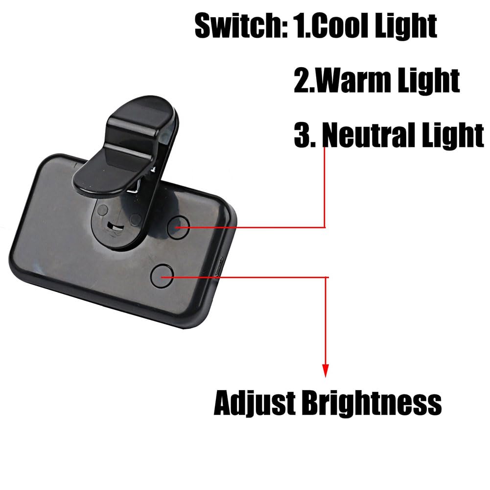 Portable Mini Selfie fill light rechargeable 3 modes adjustable brightness clip for mobile phone computer fill light