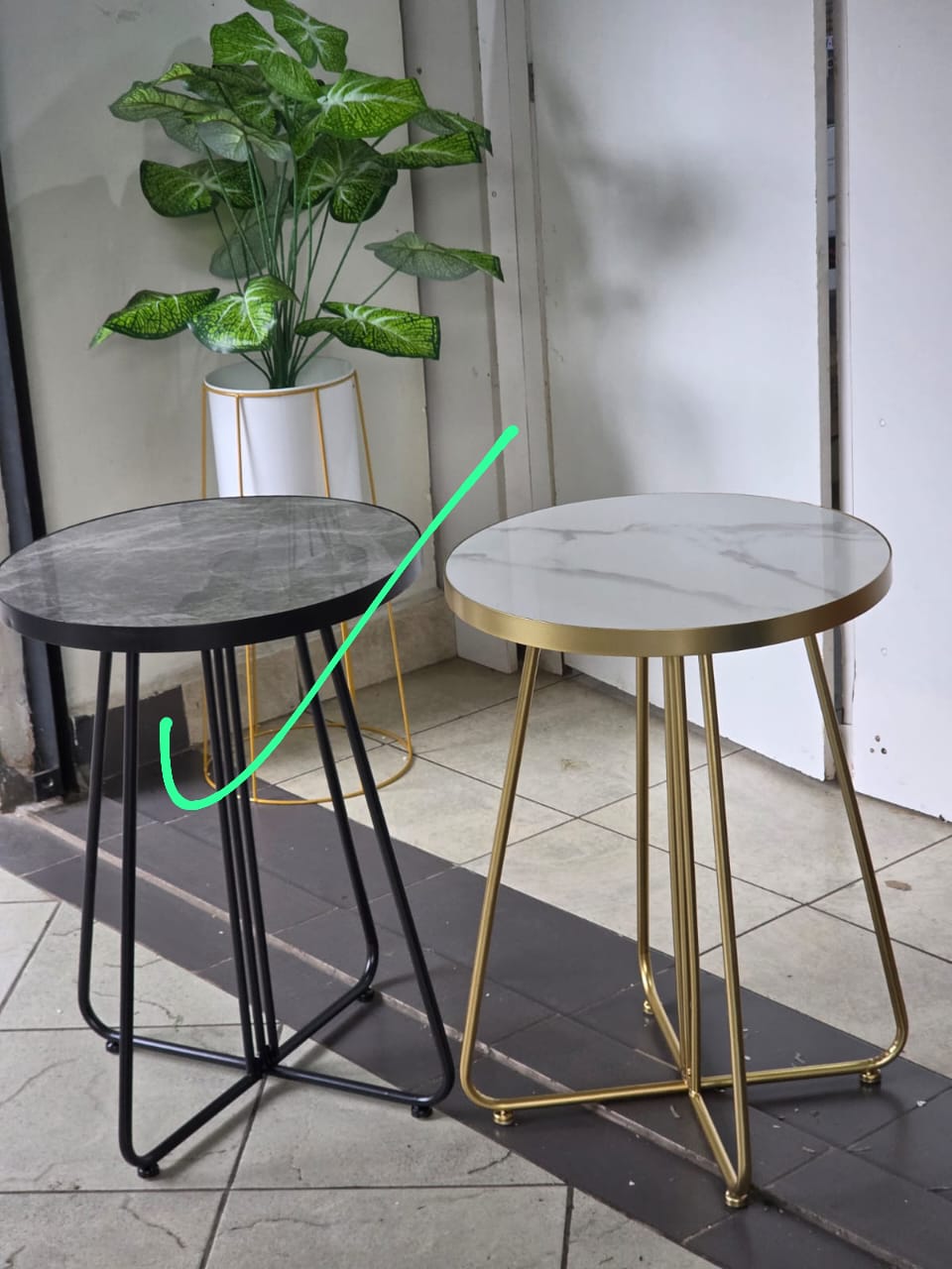 Pure marble Nordic luxury coffee table